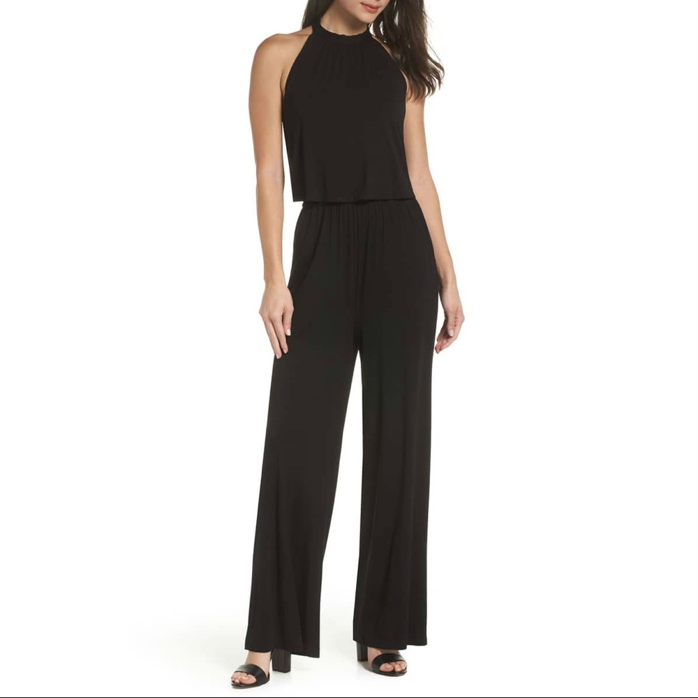 Bb Dakota One on One black stretch jumpsuit